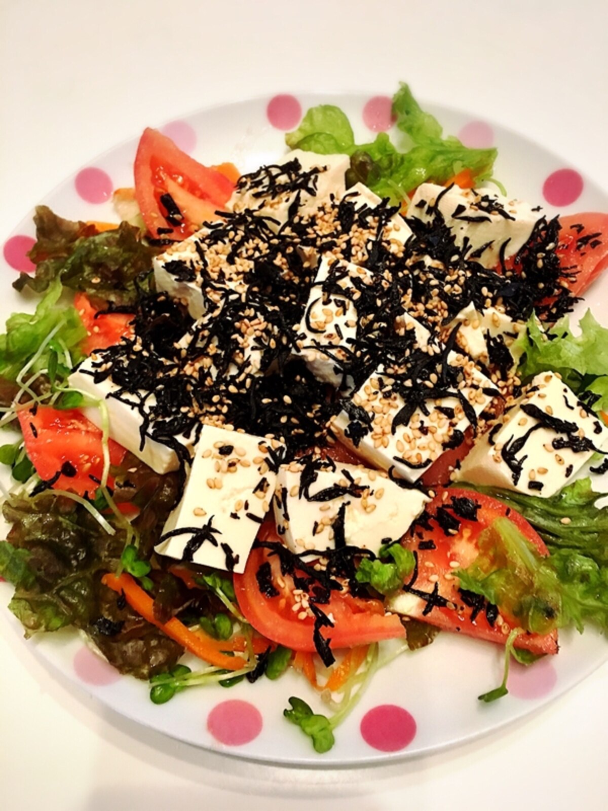 余り添え物野菜でひじきの豆腐サラダ レシピ 作り方 By プニプニちゃ 楽天レシピ 余り添え物野菜でひじきの豆腐サラダ レシピ 作り方 By プニプニちゃ 楽天レシピ